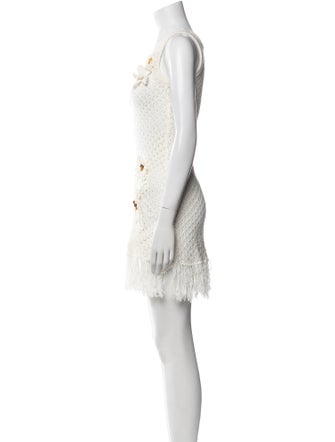 Lingua Franca Scoop Neck Mini Dress