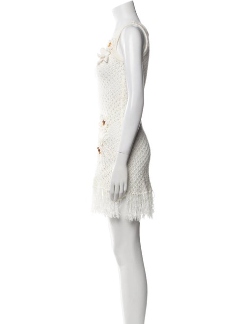 Lingua Franca Scoop Neck Mini Dress