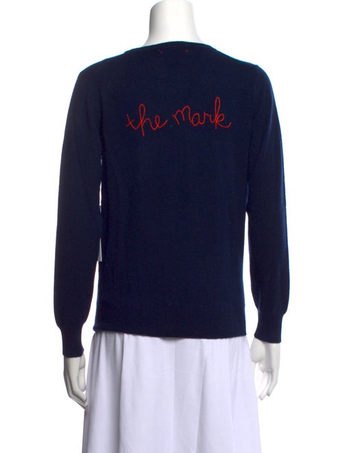 Lingua Franca Cashmere Graphic Print Sweater