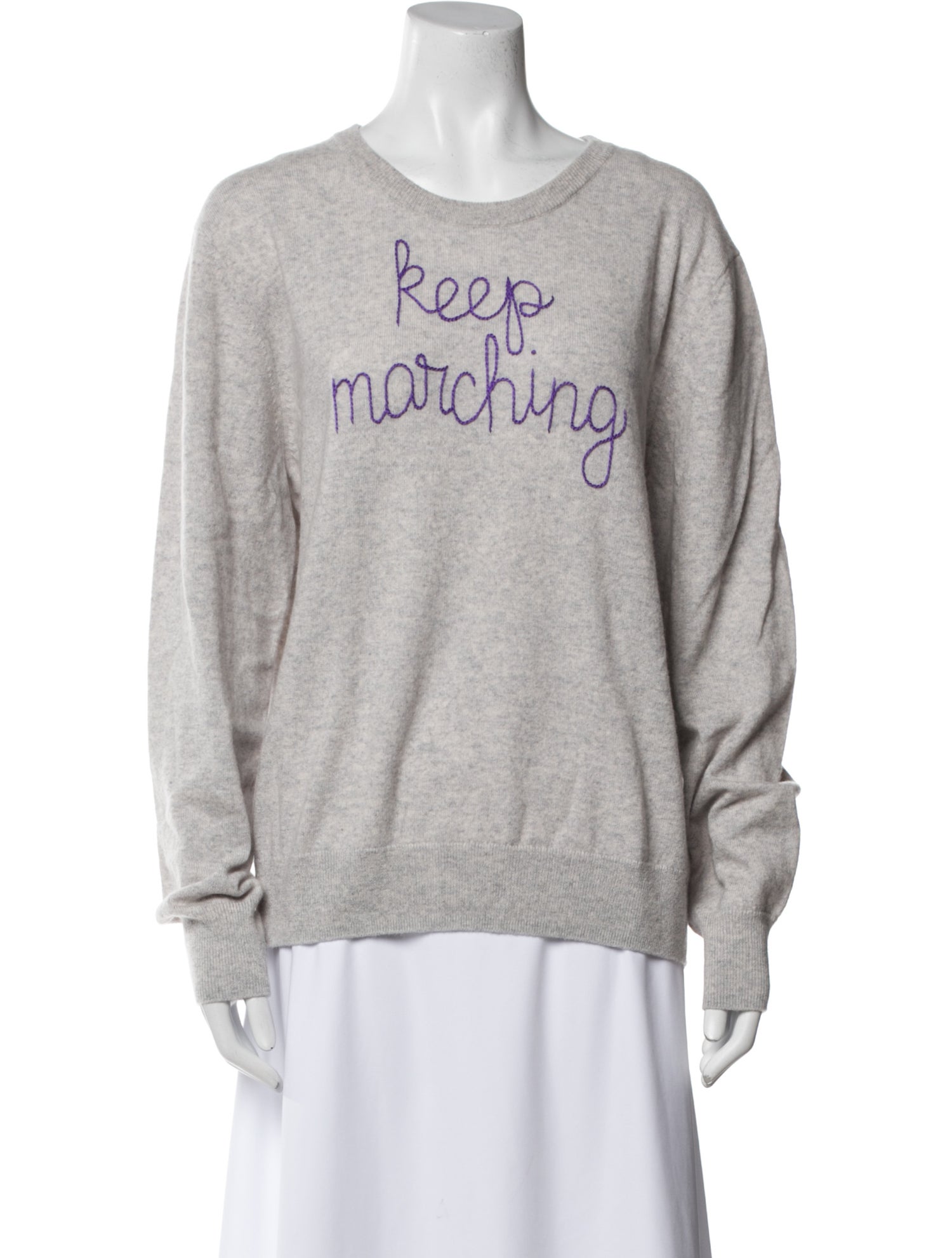 Lingua Franca Cashmere Graphic Print Sweater w/ Tags