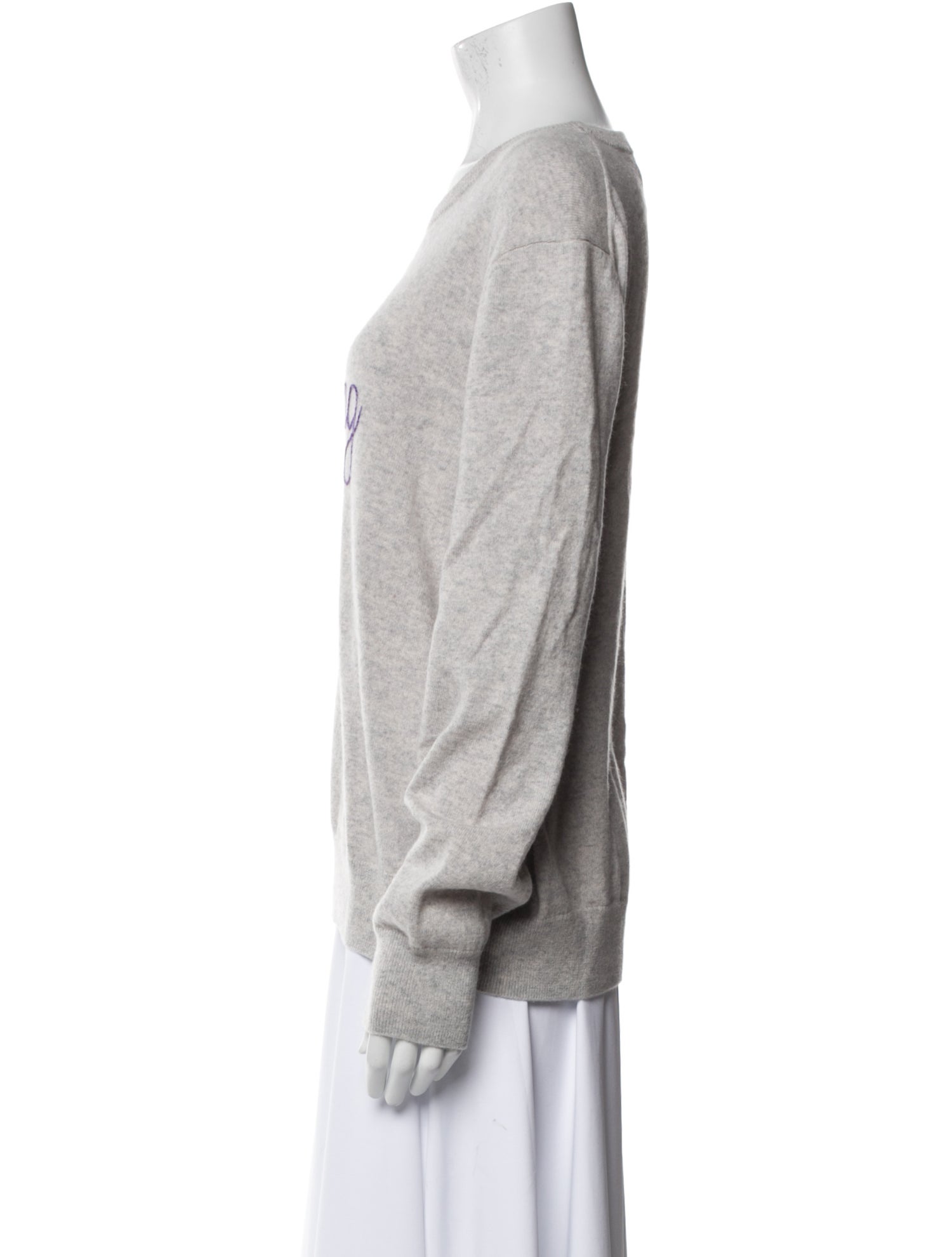 Lingua Franca Cashmere Graphic Print Sweater w/ Tags