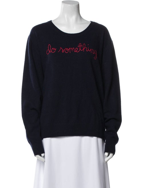 Lingua Franca Cashmere Graphic Print Sweater