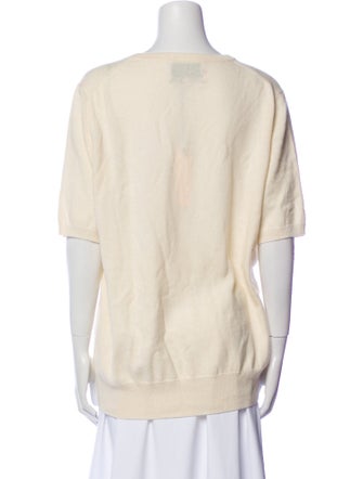 Lingua Franca Cashmere Graphic Print Sweater