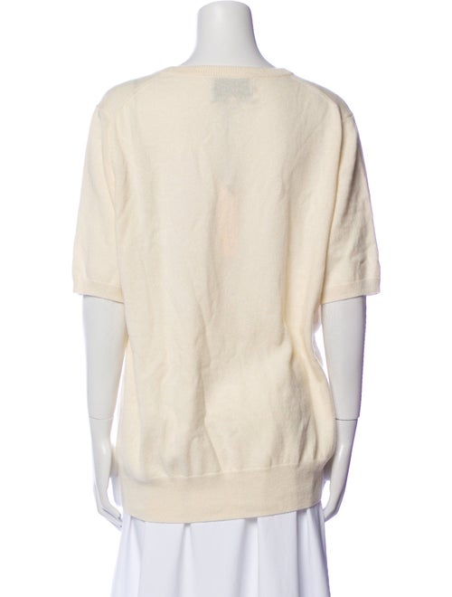 Lingua Franca Cashmere Graphic Print Sweater