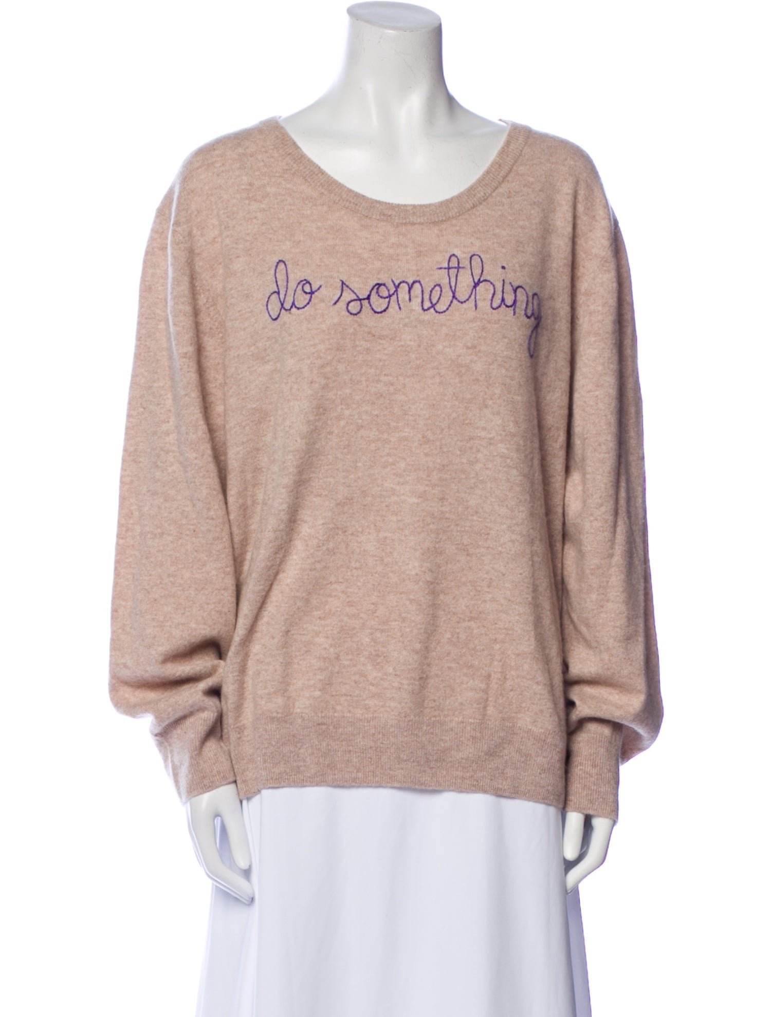 Lingua Franca Cashmere Graphic Print Sweater w/ Tags