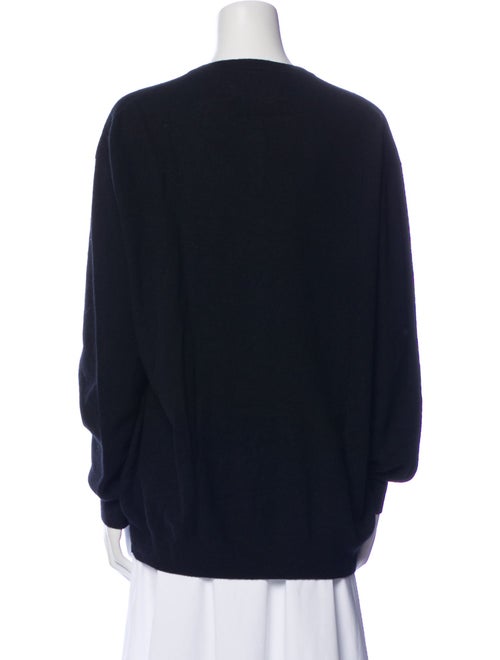 Lingua Franca Cashmere Graphic Print Sweater