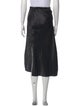 Lingua Franca Silk Midi Length Skirt