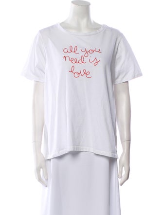 Lingua Franca Graphic Print Crew Neck T-Shirt