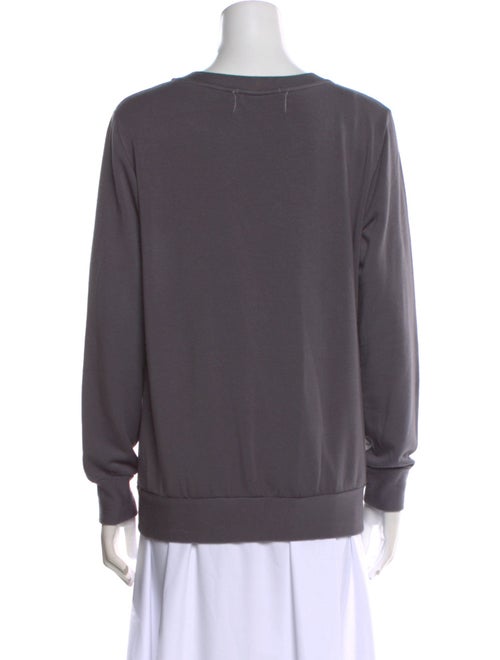 Lingua Franca Graphic Print Crew Neck Sweatshirt