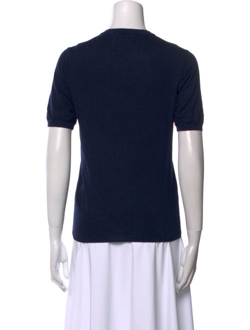 Lingua Franca Silk Crew Neck Sweater