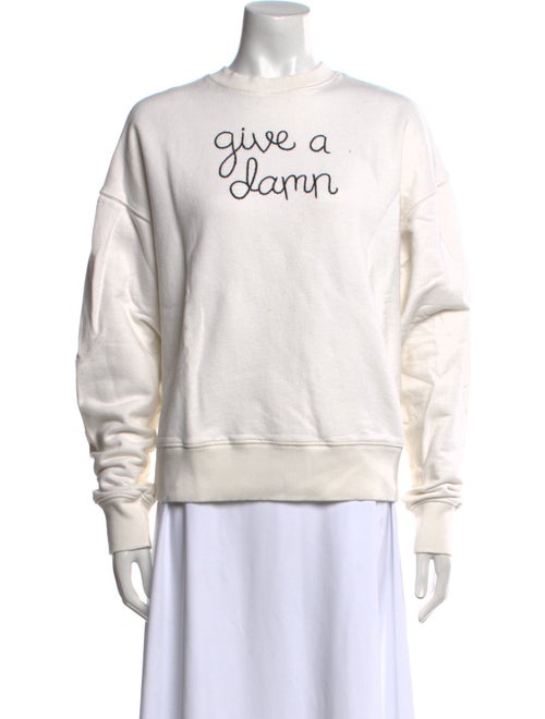 Lingua Franca Crew Neck Long Sleeve Sweatshirt