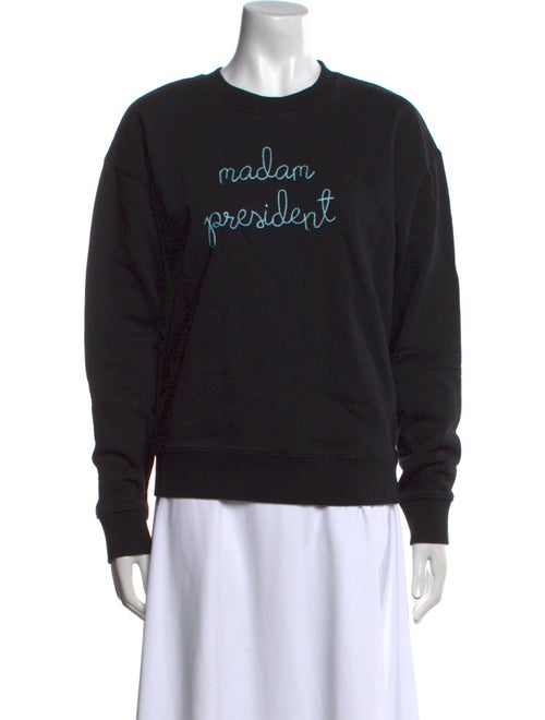 Lingua Franca Graphic Print Crew Neck Sweatshirt