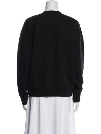 Lingua Franca Graphic Print Crystal Embellishments Sweatpants