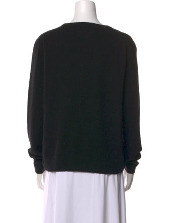 Lingua Franca Cashmere Graphic Print Sweater