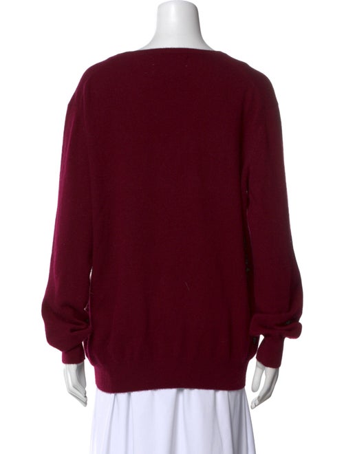 Lingua Franca Cashmere Graphic Print Sweater