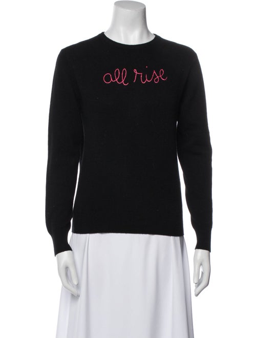 Lingua Franca Cashmere Graphic Print Sweater