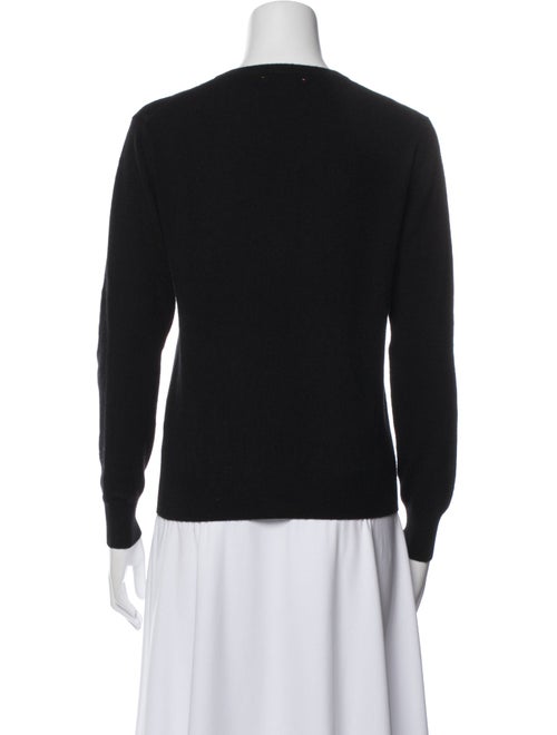 Lingua Franca Cashmere Graphic Print Sweater