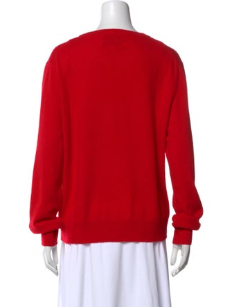 Lingua Franca Cashmere Graphic Print Sweater