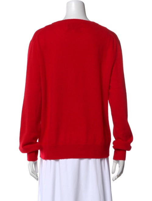 Lingua Franca Cashmere Graphic Print Sweater