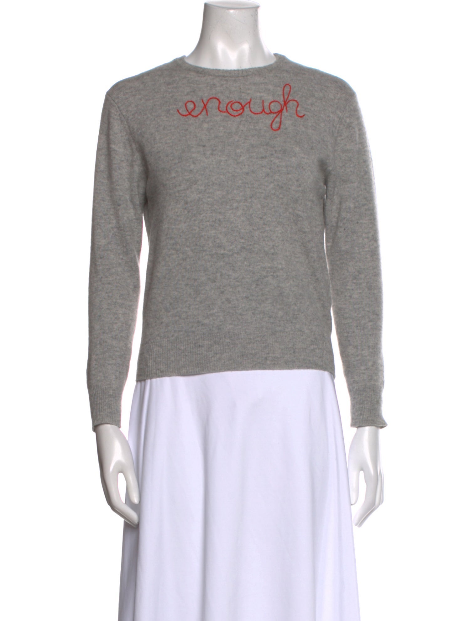 Lingua Franca Cashmere Graphic Print Sweater