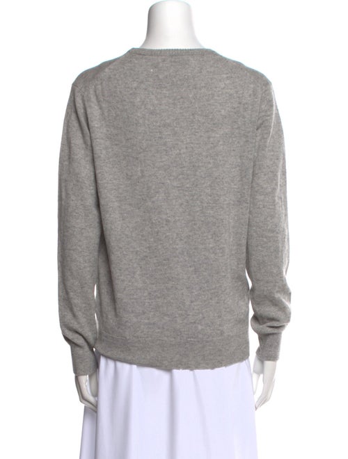 Lingua Franca Cashmere Graphic Print Sweater