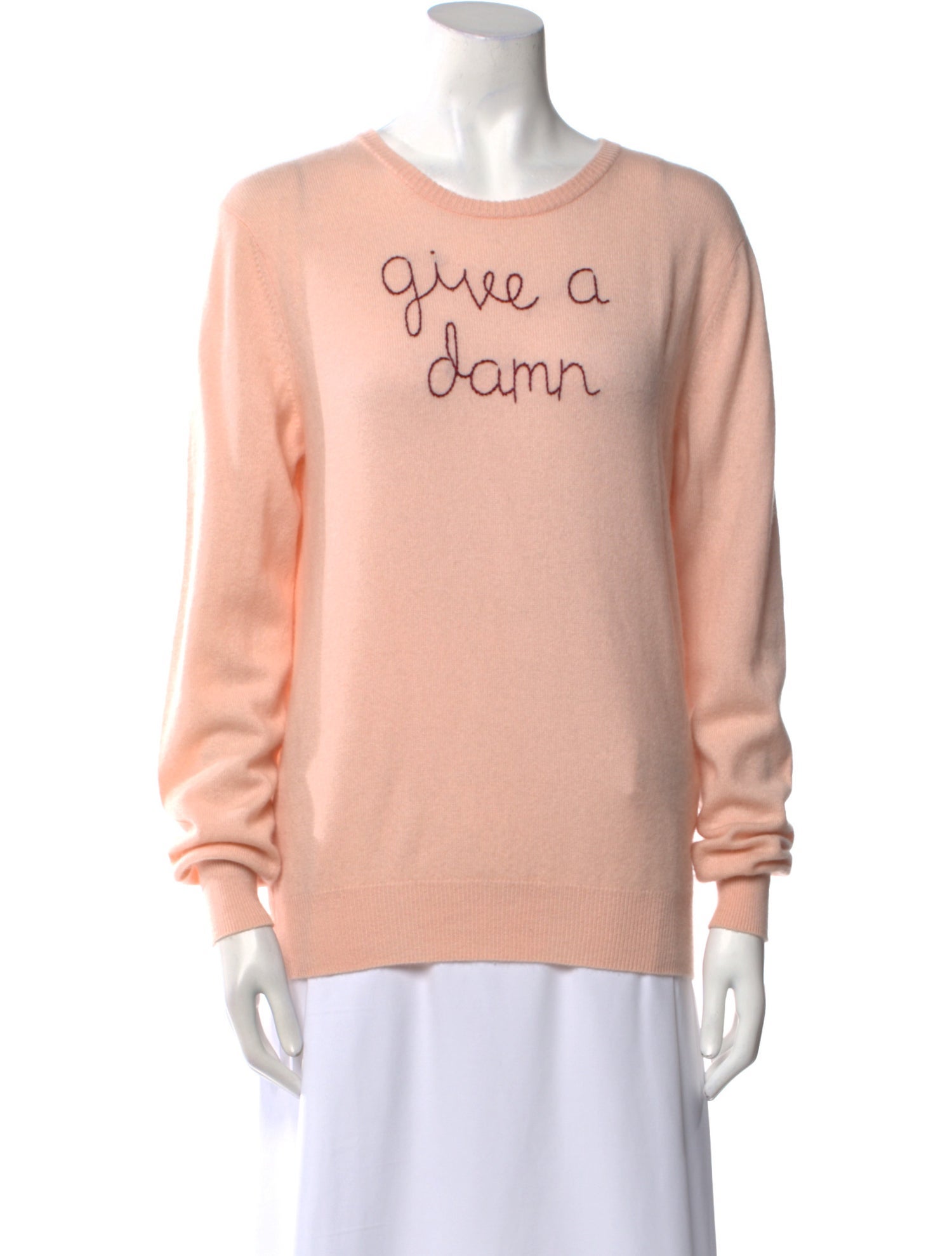 Lingua Franca Cashmere Graphic Print Sweater