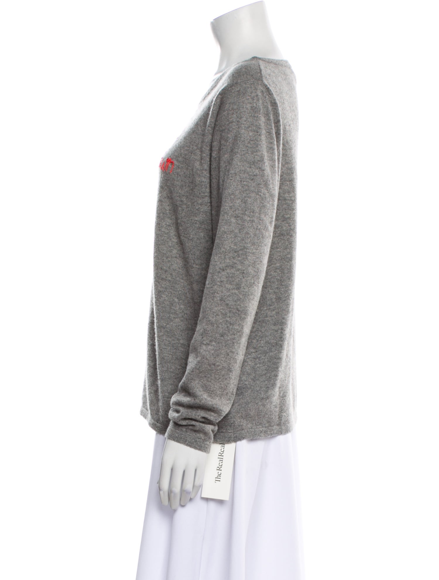 Lingua Franca Cashmere Scoop Neck Sweater