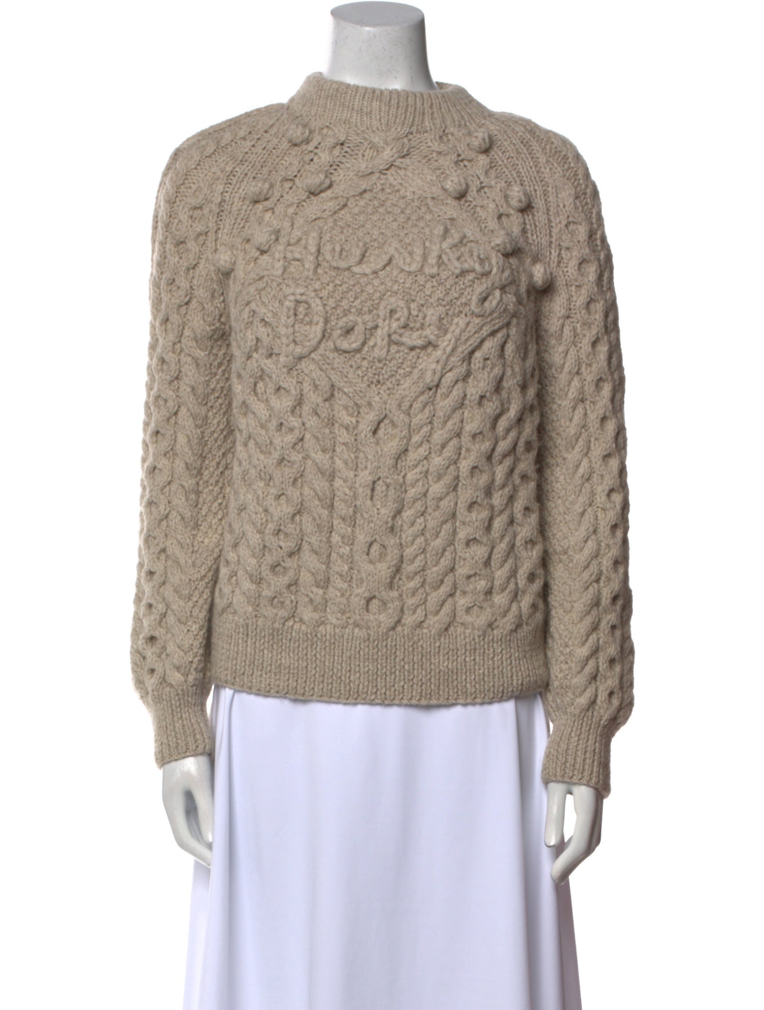 Lingua Franca Wool Mock Neck Sweater w/ Tags