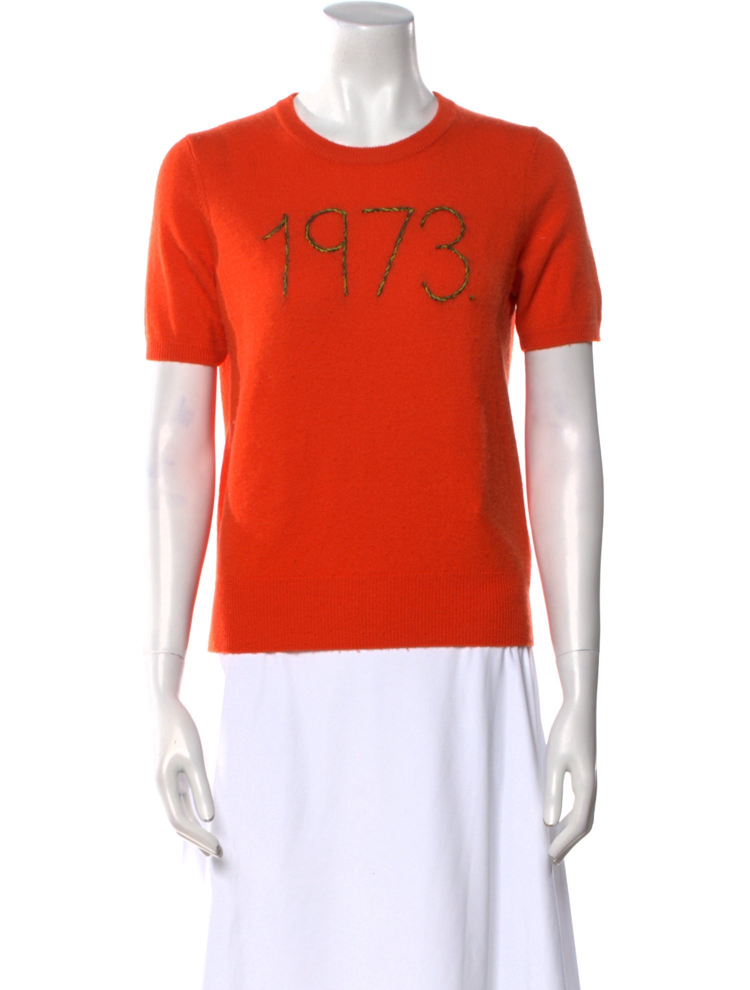 Lingua Franca Cashmere Graphic Print Sweater