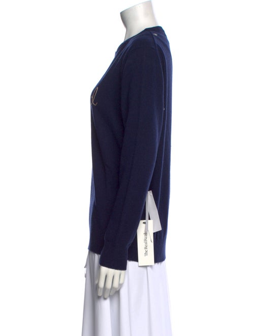 Lingua Franca Cashmere Graphic Print Sweater