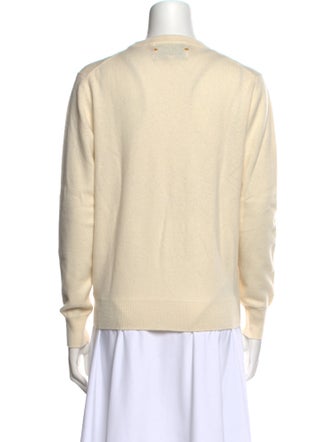 Lingua Franca Cashmere Graphic Print Sweatshirt