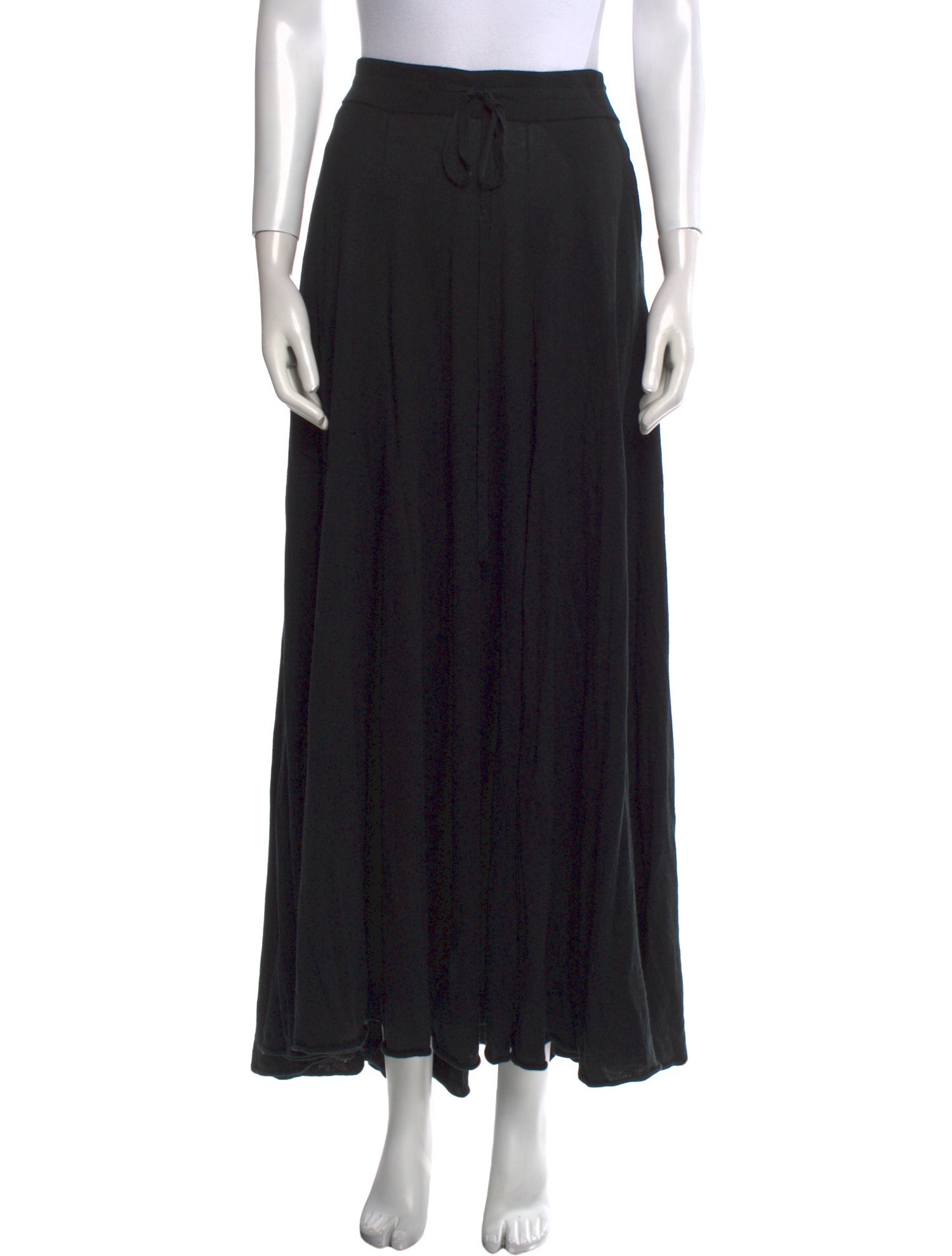Lingua Franca Silk Midi Length Skirt