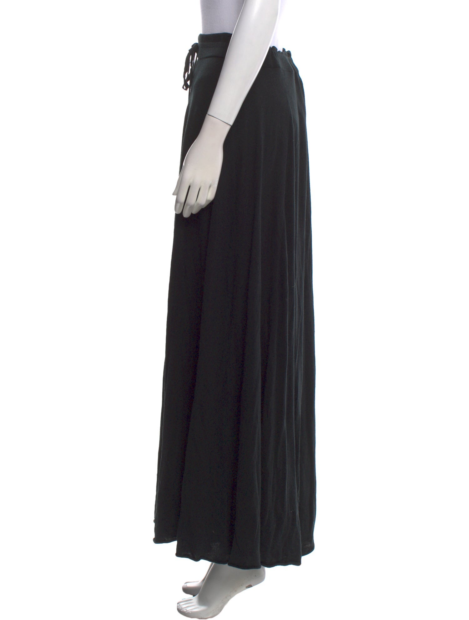 Lingua Franca Silk Midi Length Skirt