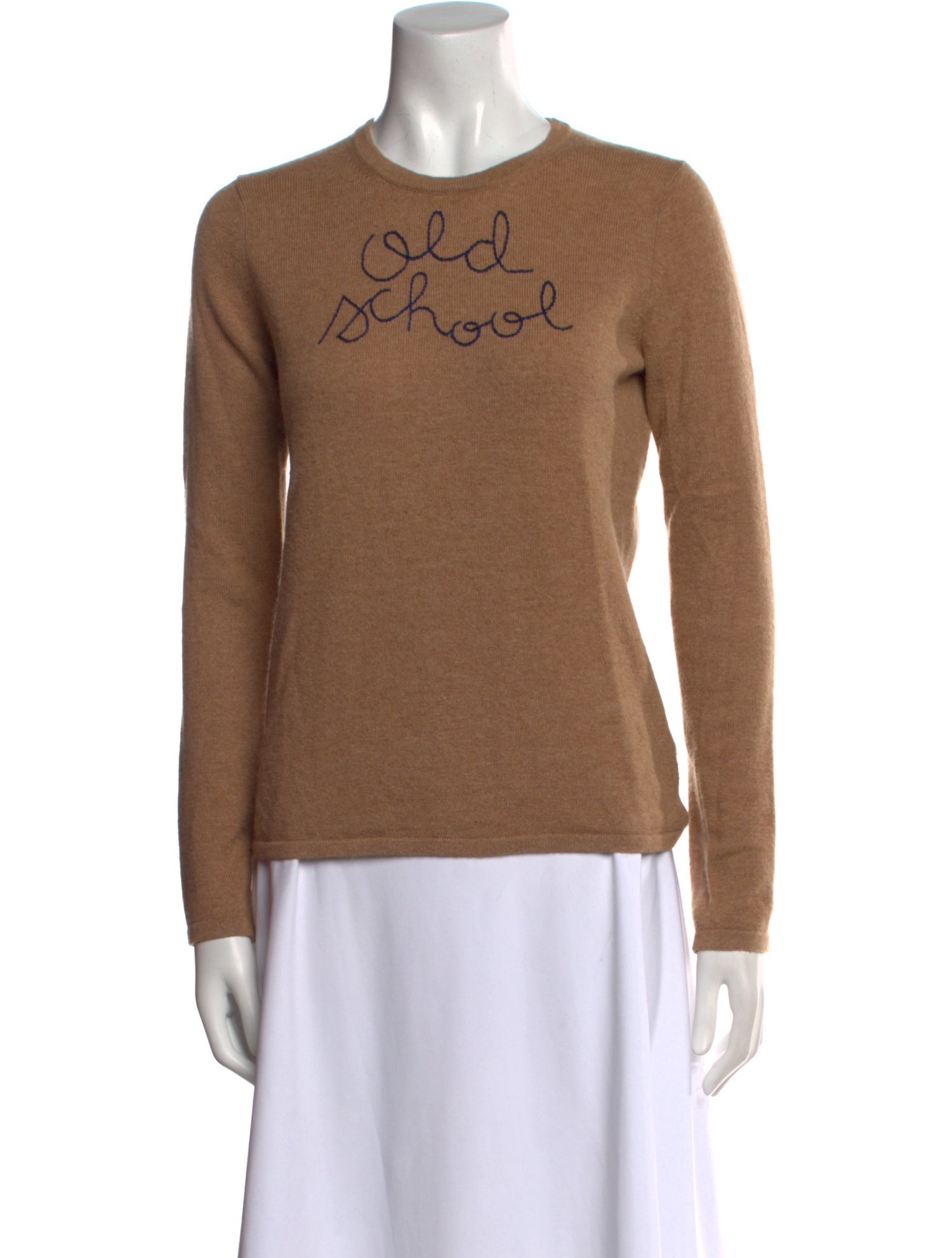Lingua Franca Cashmere Graphic Print Sweater