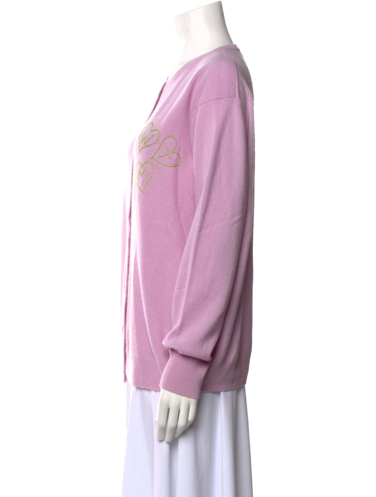 Lingua Franca Cashmere Crew Neck Sweater