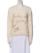 Lingua Franca Crew Neck Sweater