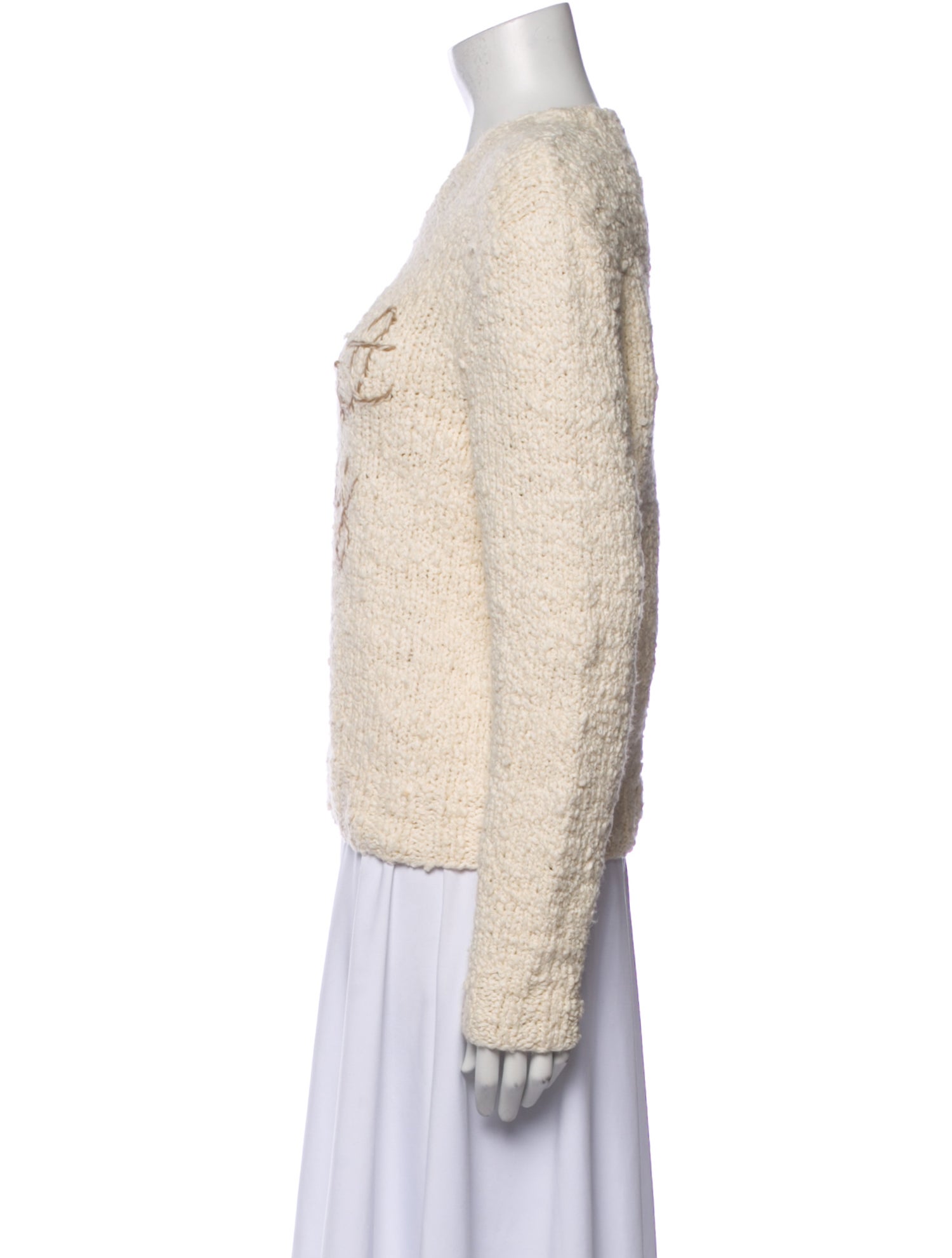 Lingua Franca Crew Neck Sweater