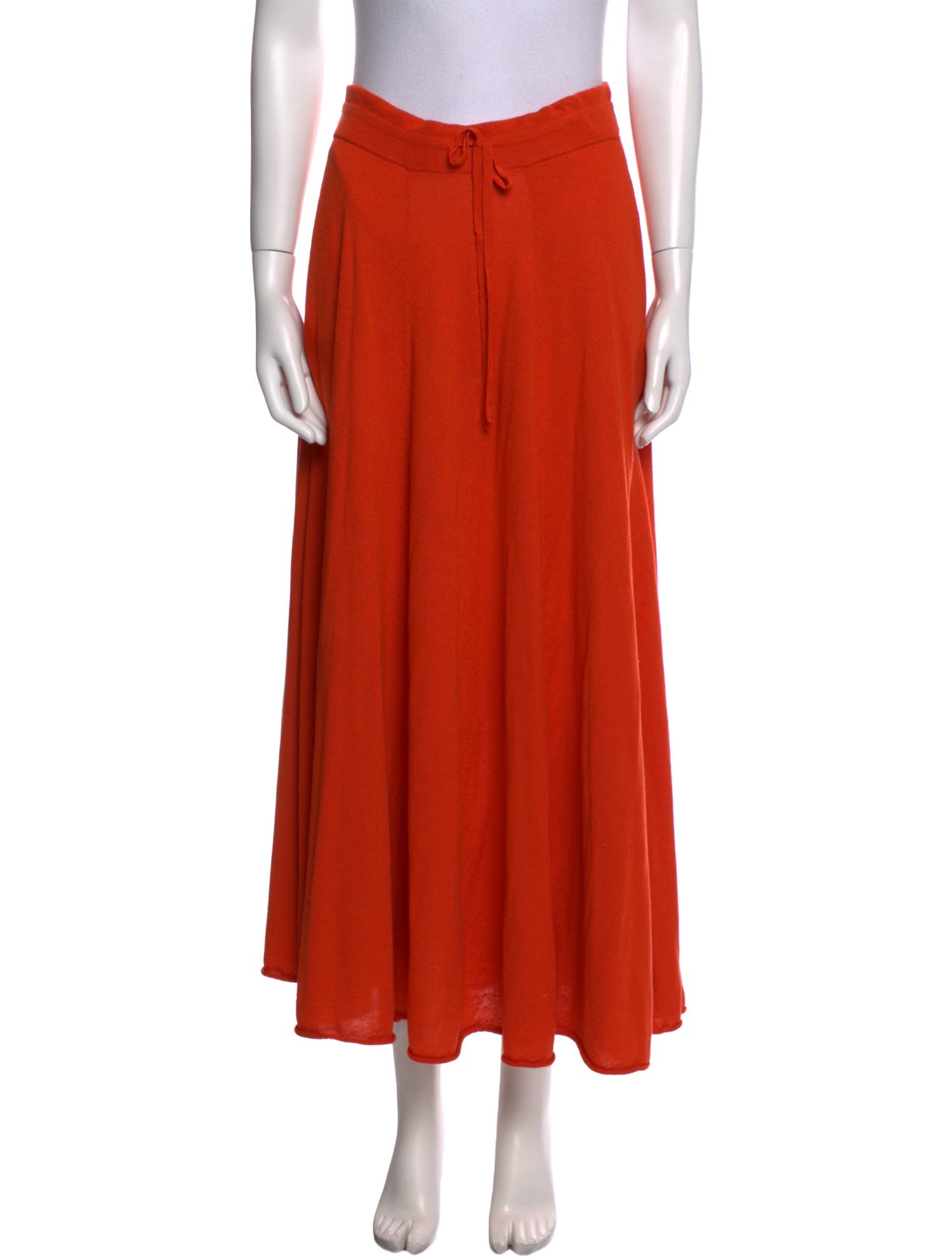 Lingua Franca Silk Knee-Length Skirt