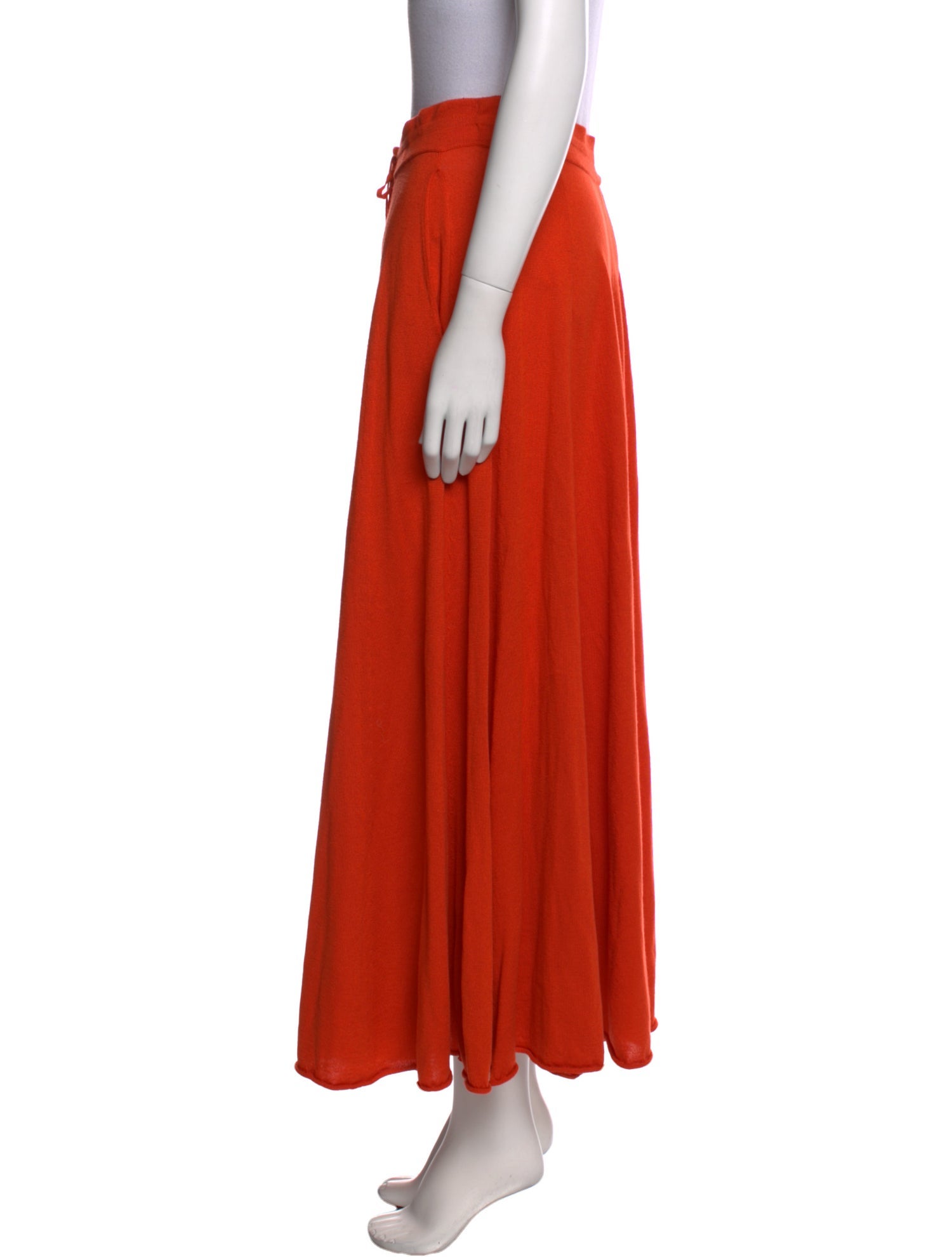 Lingua Franca Silk Knee-Length Skirt