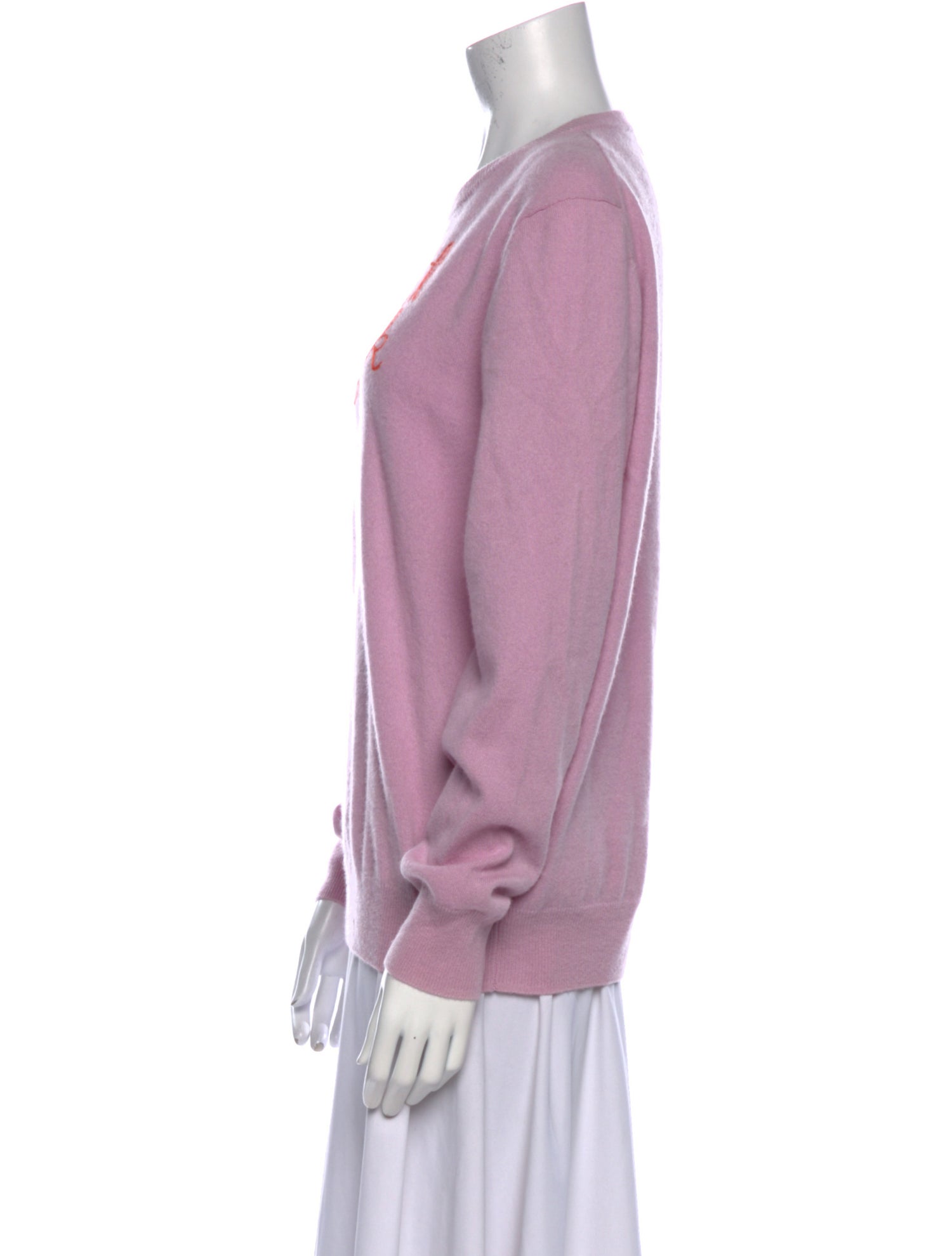 Lingua Franca Cashmere Graphic Print Sweater