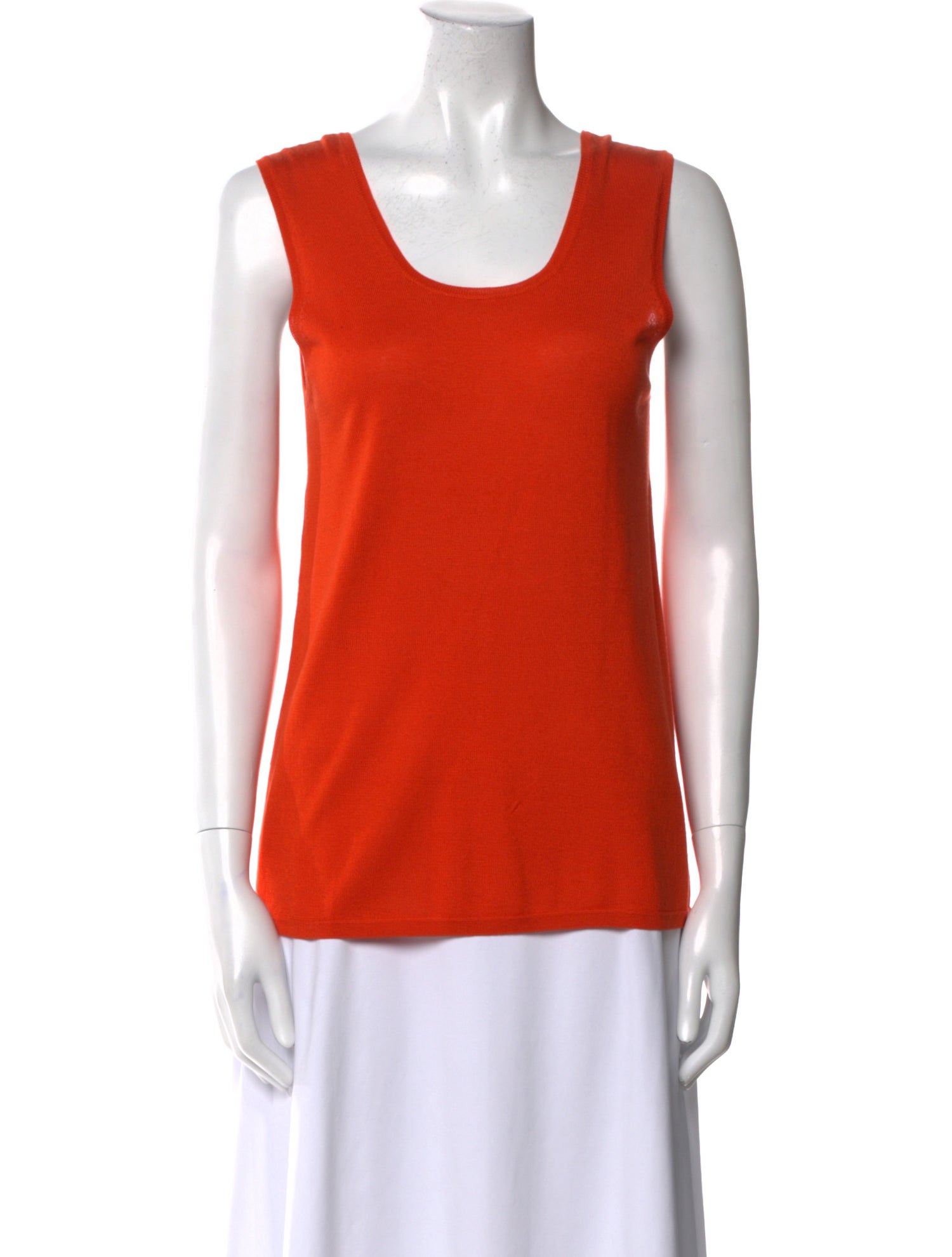 Lingua Franca Silk Scoop Neck Top