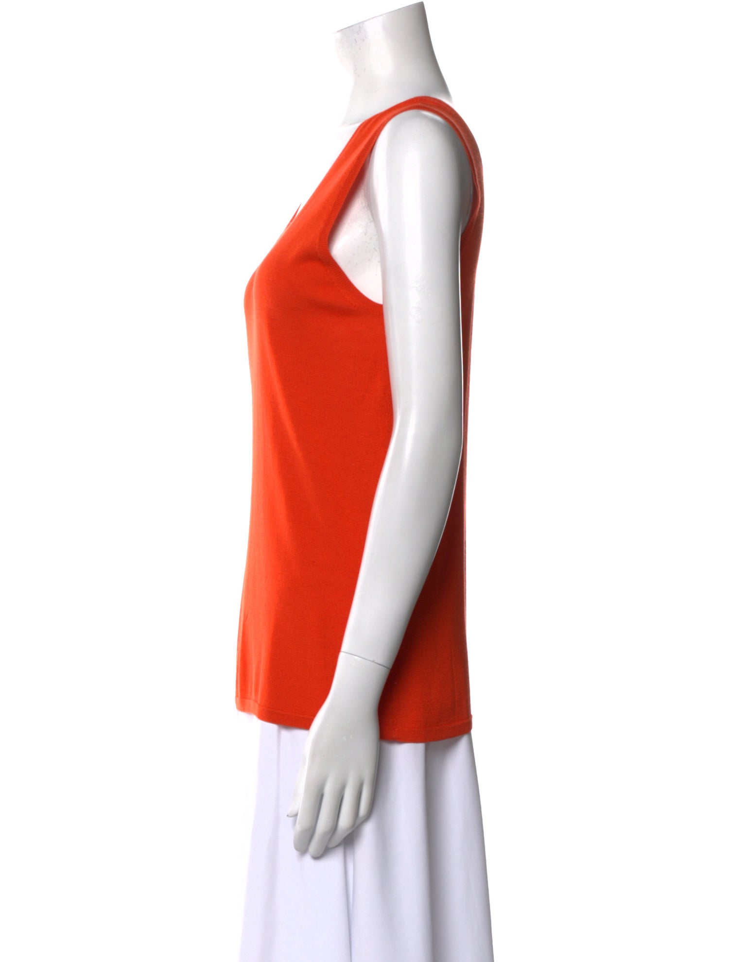 Lingua Franca Silk Scoop Neck Top