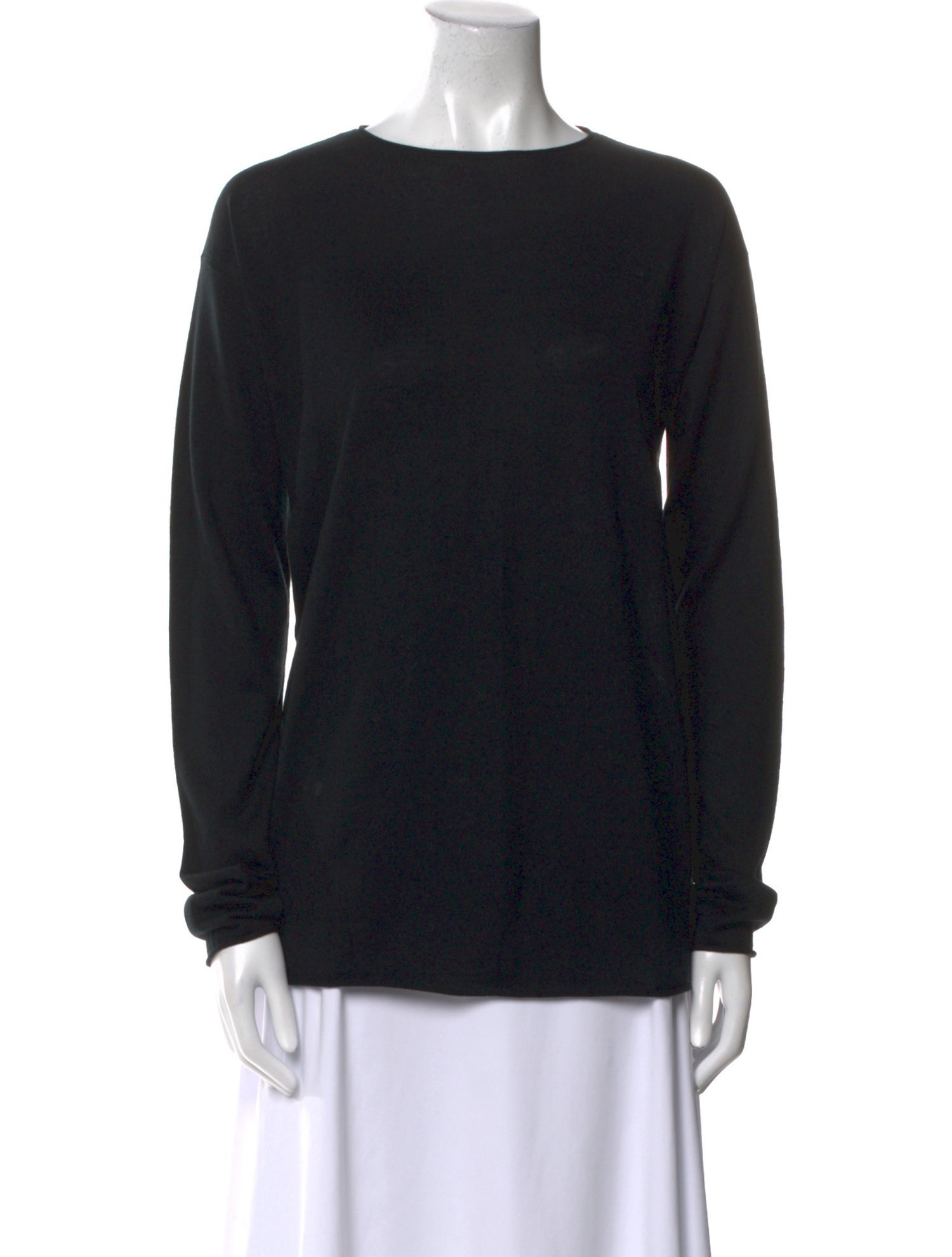 Lingua Franca Silk Bateau Neckline Sweater