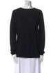 Lingua Franca Silk Bateau Neckline Sweater