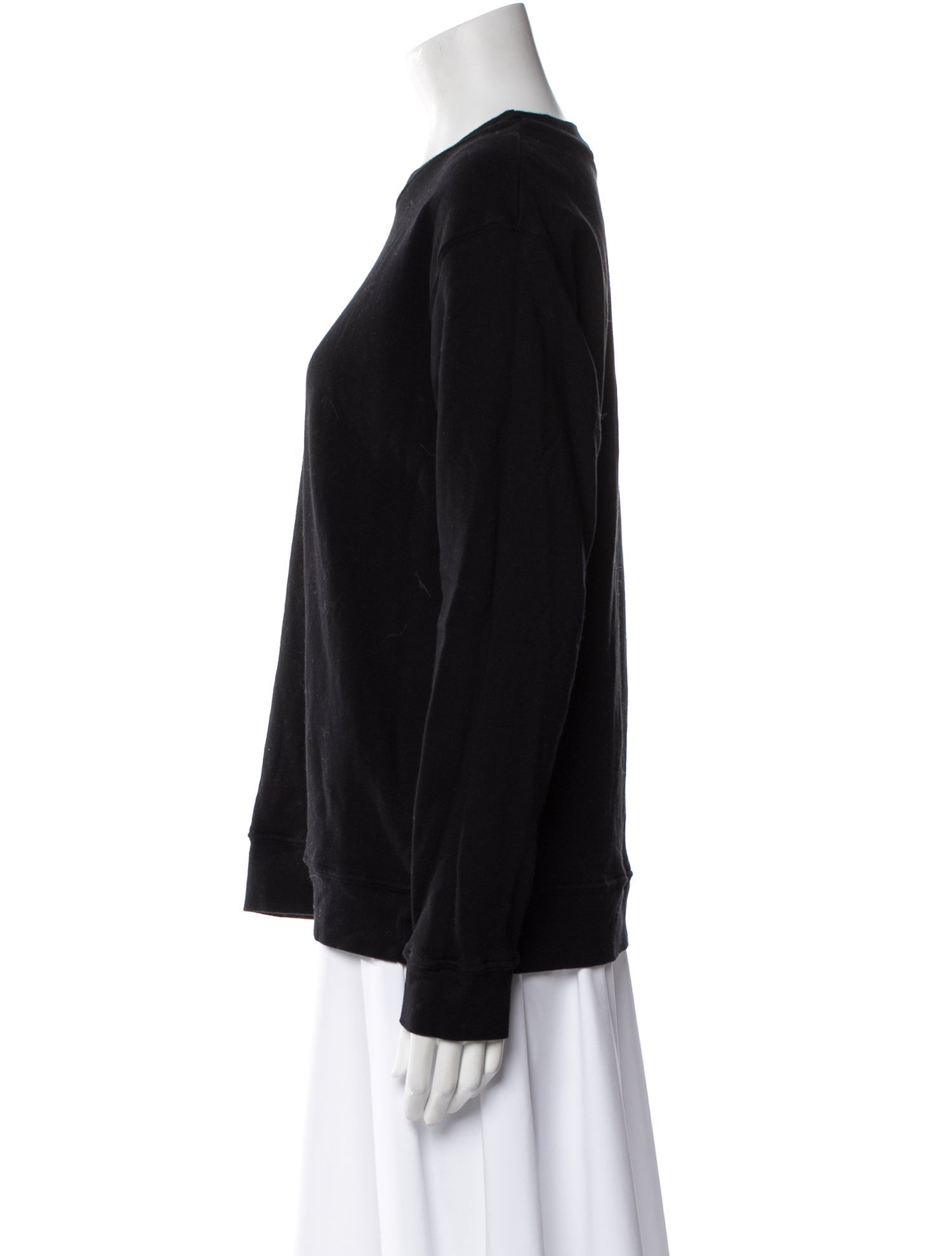 Lingua Franca Graphic Print Crew Neck Sweatshirt