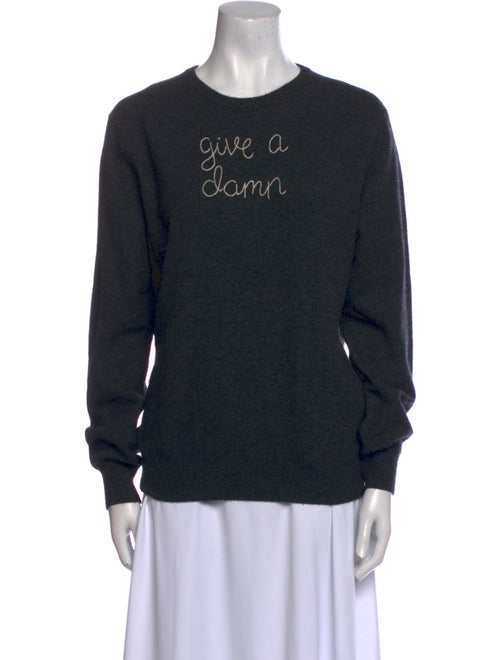 Lingua Franca Cashmere Graphic Print Sweater