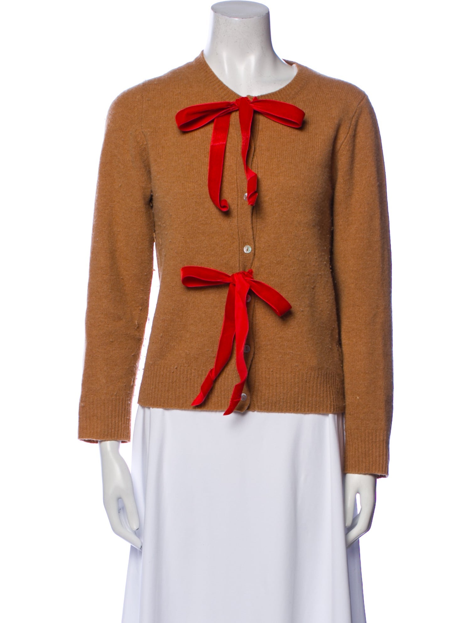 Lingua Franca Wool Crew Neck Sweater