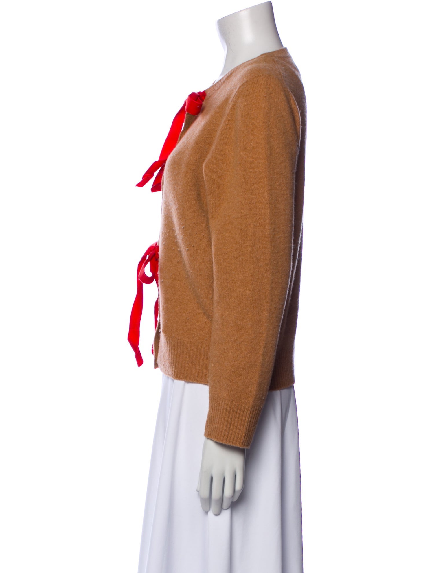 Lingua Franca Wool Crew Neck Sweater