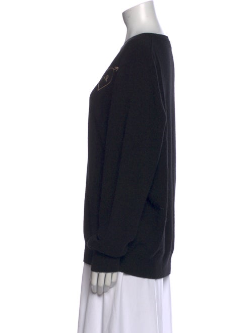 Lingua Franca Cashmere Graphic Print Sweater