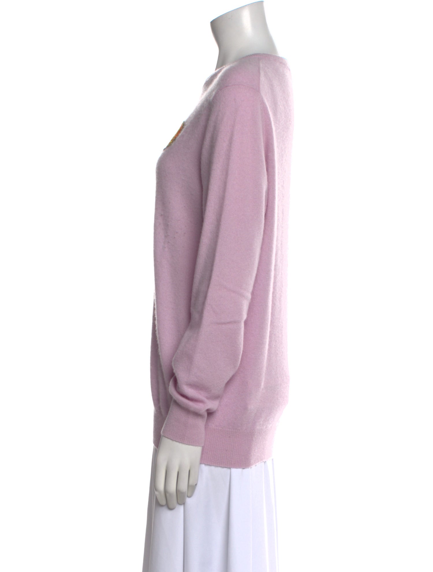 Lingua Franca Cashmere Crew Neck Sweater